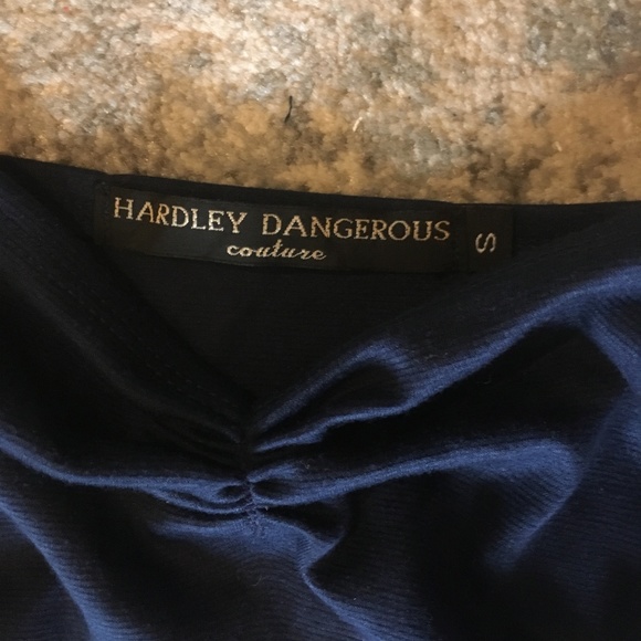 1950s STYLE SWING NAVY MIDI DRESS - Picture 5 of 5